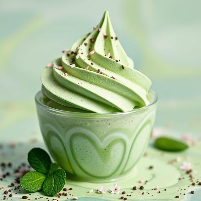 Matcha ice-cream